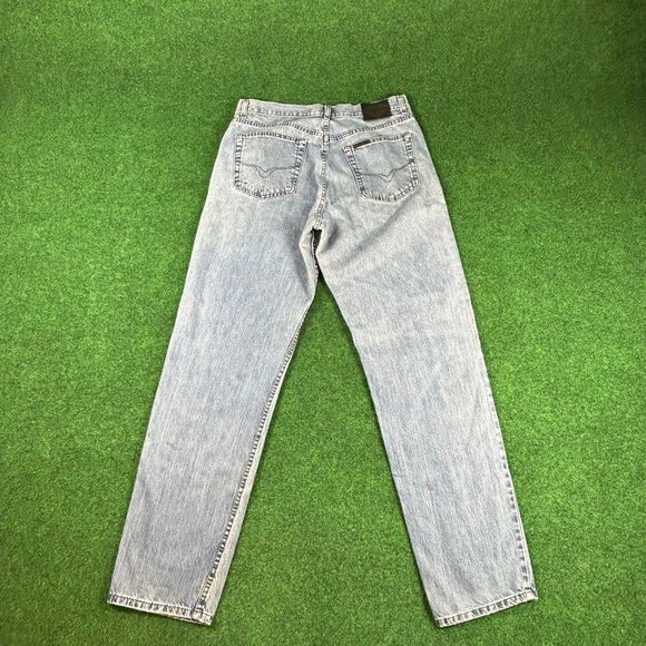 Harley‎ Davidson Blue Denim Straight Medium Wash Mens Motorcycle Jeans - Picture 3 of 12